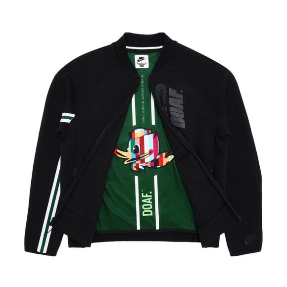 Nike Tech‎ Fleece Bomber 'What the Duck' University of Oregon NWT $450 Size M - Picture 1 of 7